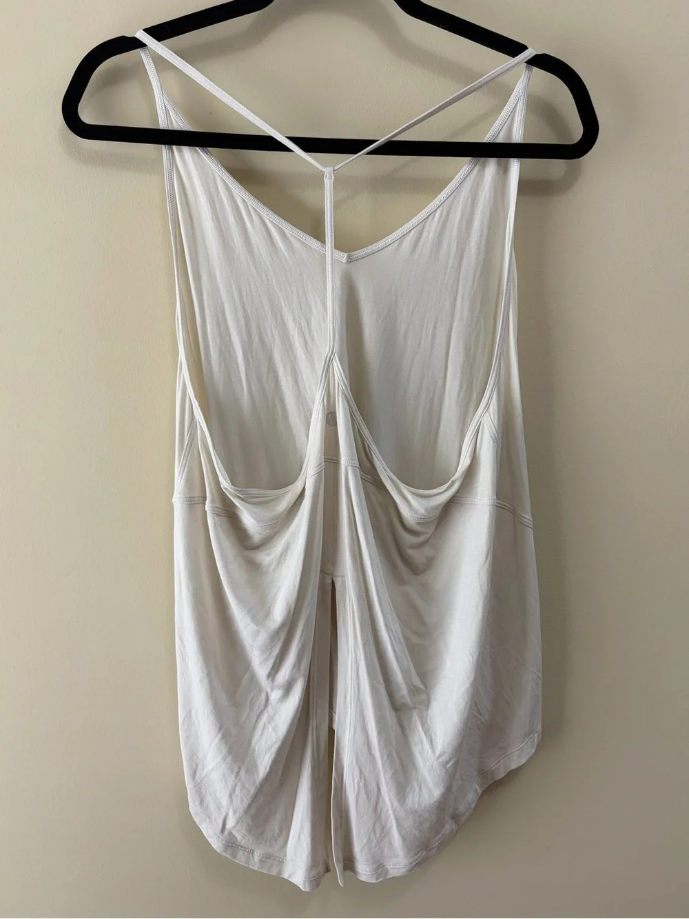 Soft lululemon athletica Modal-Silk blend Tank Top Size 10 Color Bone Like-New